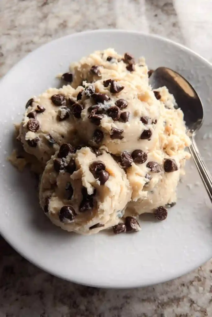 Final Cottage Cheese Cookie Dough After Chilling Time