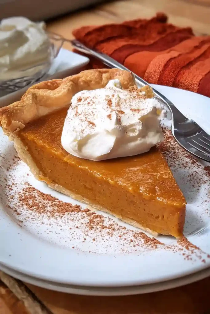 Unbaked Sweet Potato Pie with Smooth Filling in Crust