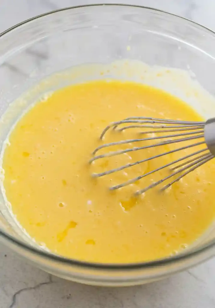 Carrot Muffin Batter Preparation Step