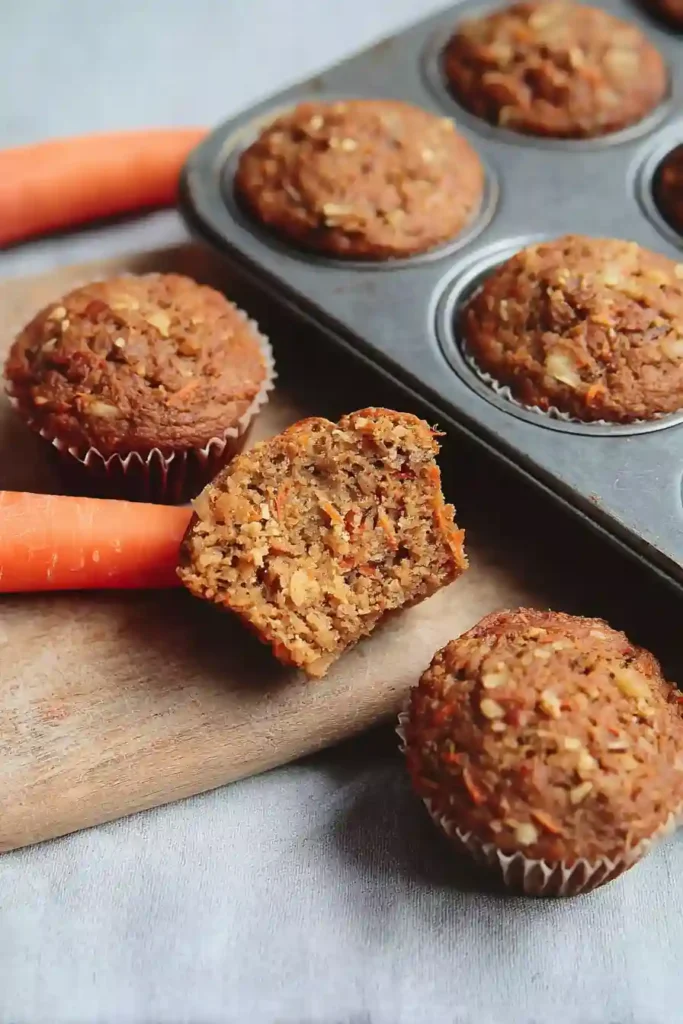 Golden Healthy Carrot Muffins Cooling Process