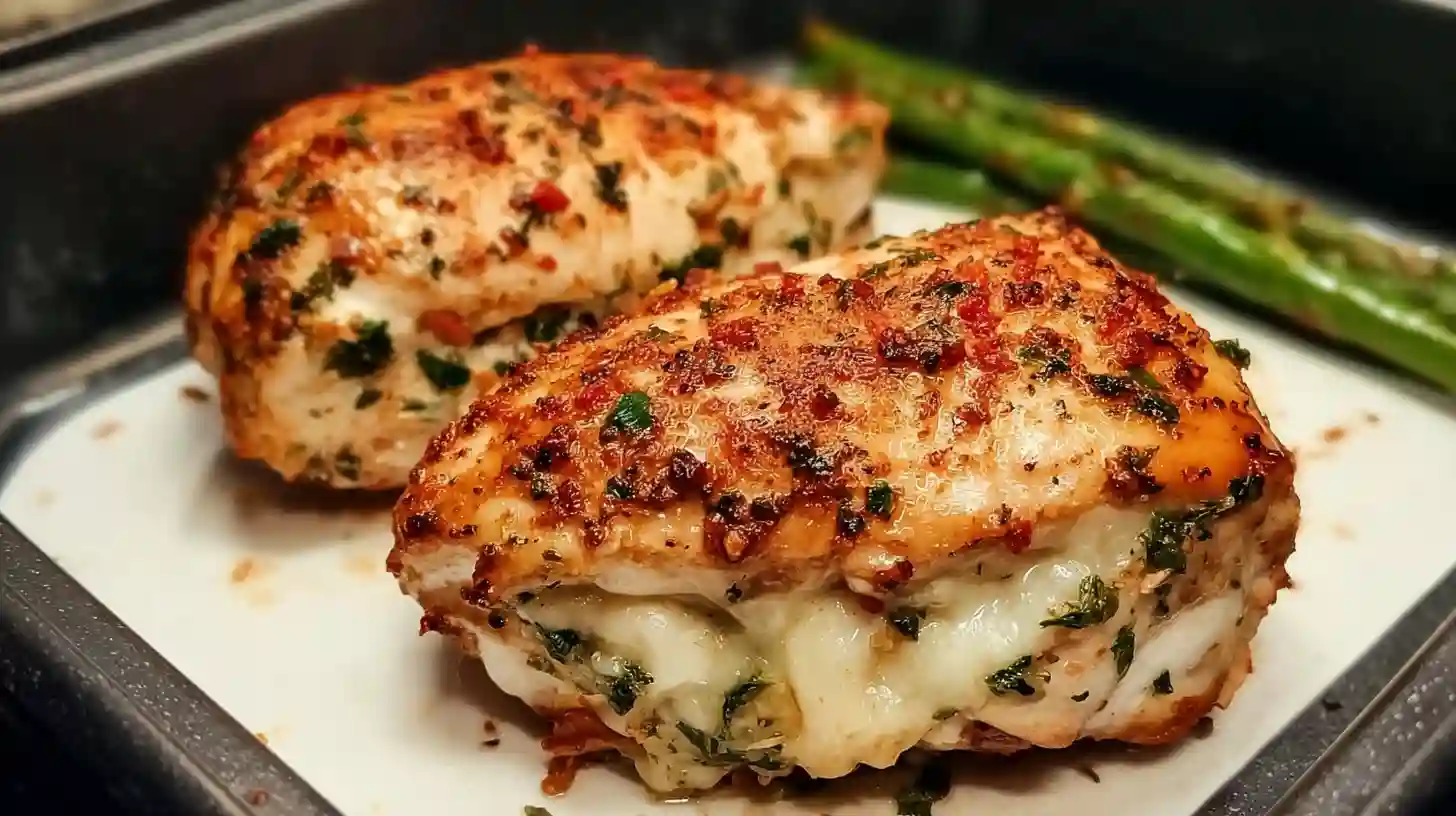 Easy Air Fryer Stuffed Chicken Breast Recipe