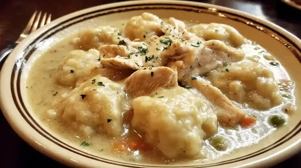 Easy Cracker Barrel Chicken and Dumplings Recipe