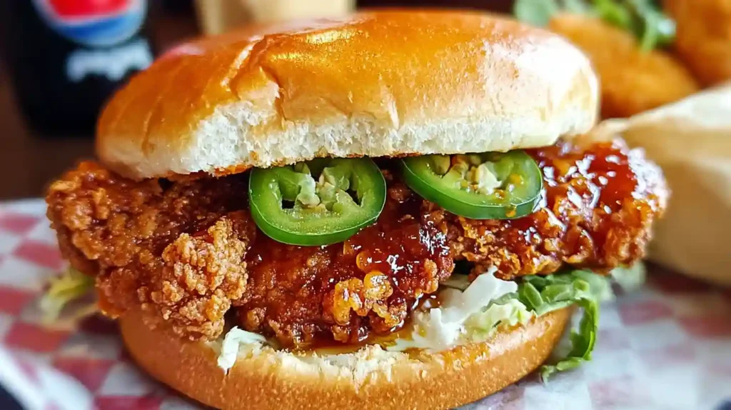 Jalapeño Honey Drenched Crispy Fried Chicken Sandwich Bliss Recipe