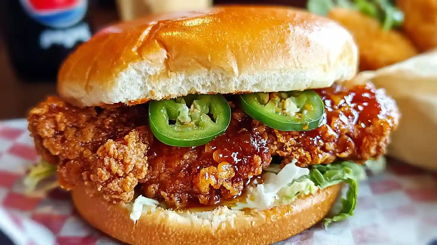 Jalapeño Honey Drenched Crispy Fried Chicken Sandwich Bliss Recipe