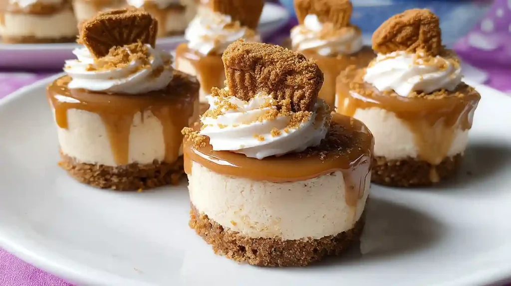 Easy Mini Biscoff Cheesecakes Recipe