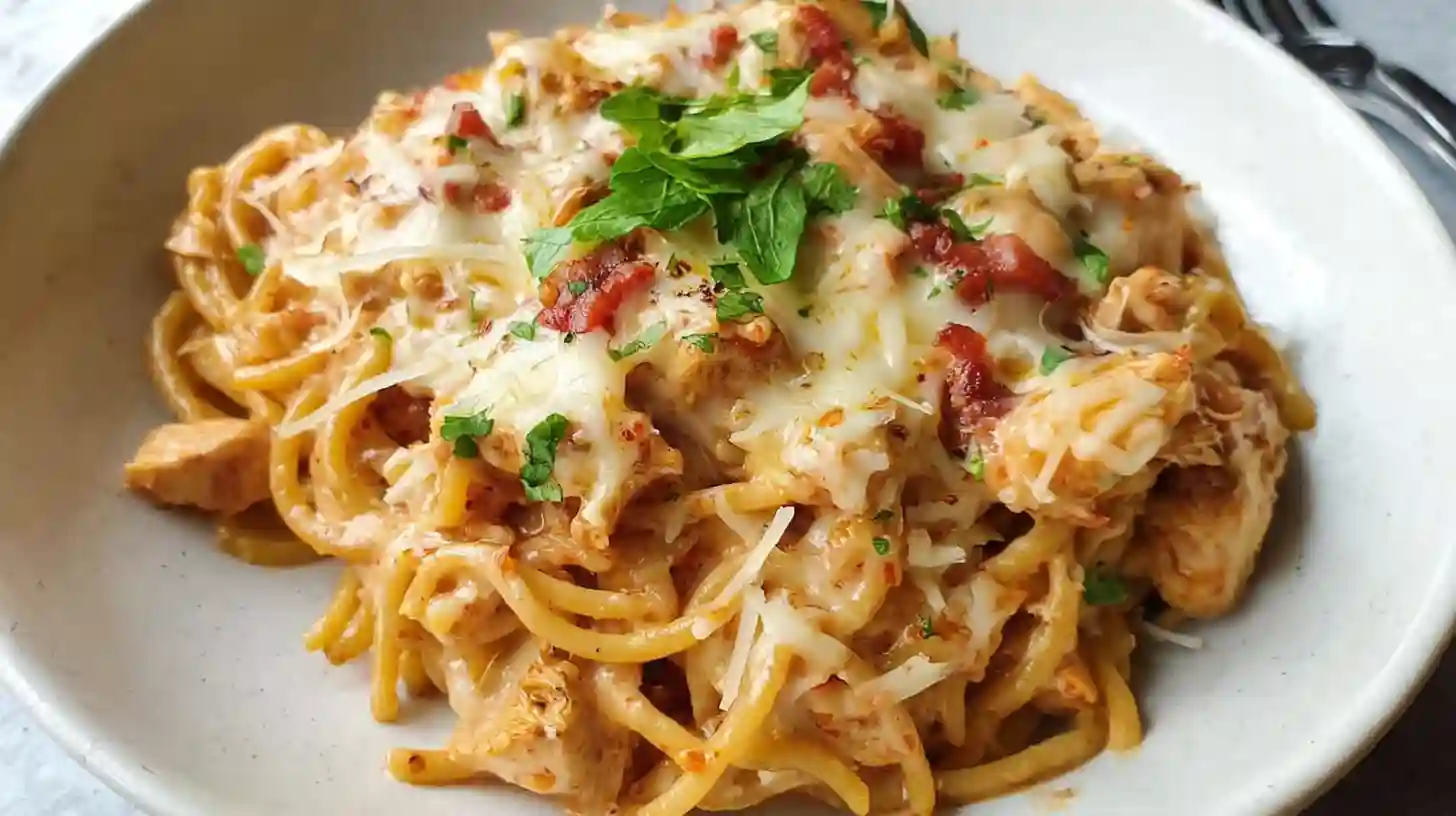 Easy Rotel Chicken Spaghetti Recipe