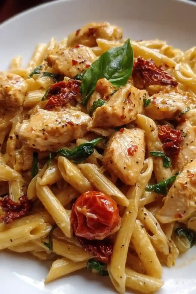 Best Sun Dried Tomato Pasta with Chicken Recipe