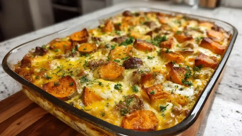 Easy Sweet Potato Egg Casserole Recipe