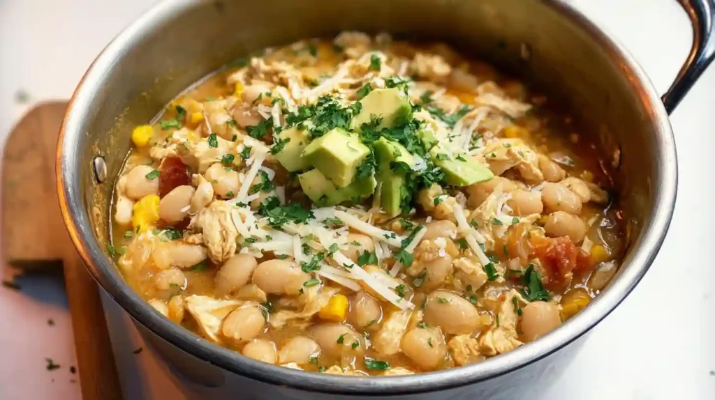 Easy White Bean Chicken Chili Recipe