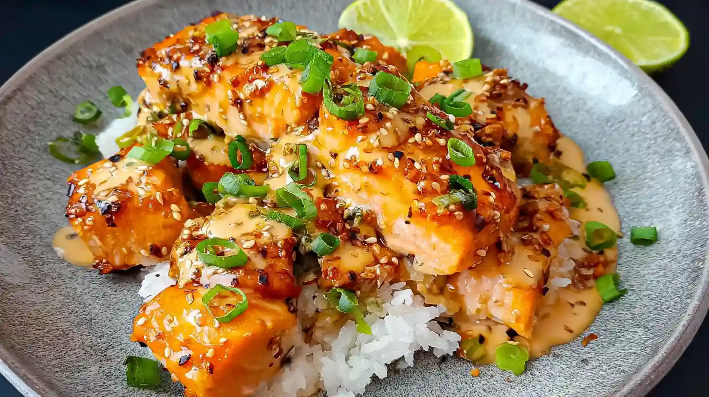 Bang Bang Salmon Air Fryer Recipe