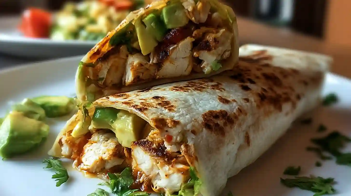 Easy Chicken Avocado Wrap Recipe