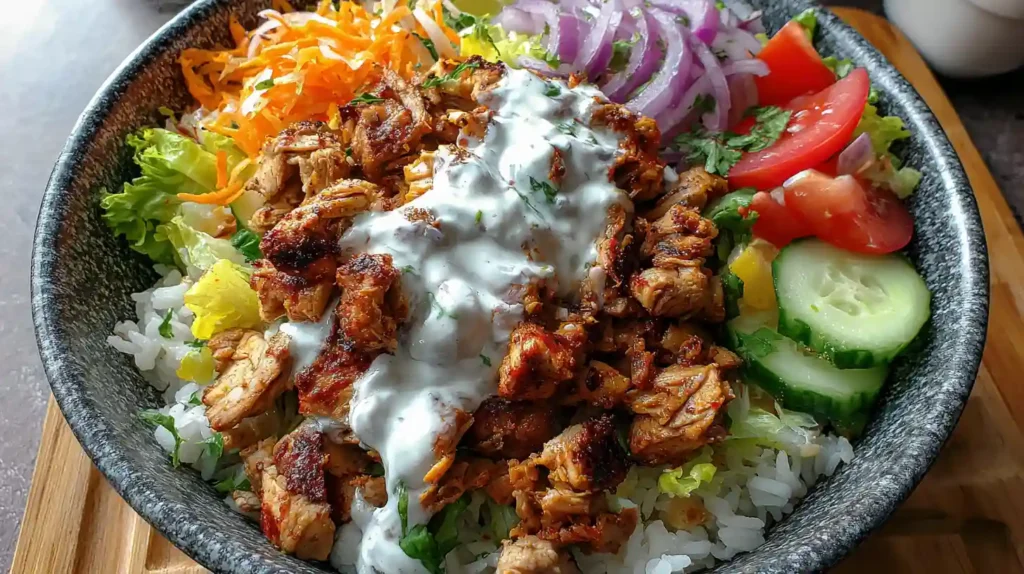 Chicken Shawarma Bowl Recipe
