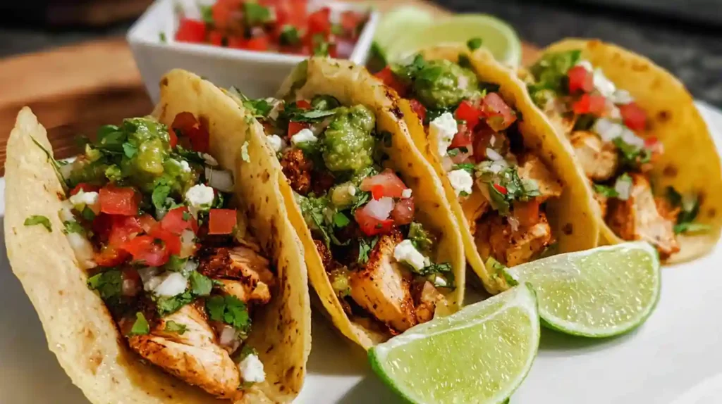 Cilantro Lime Chicken Tacos Recipe