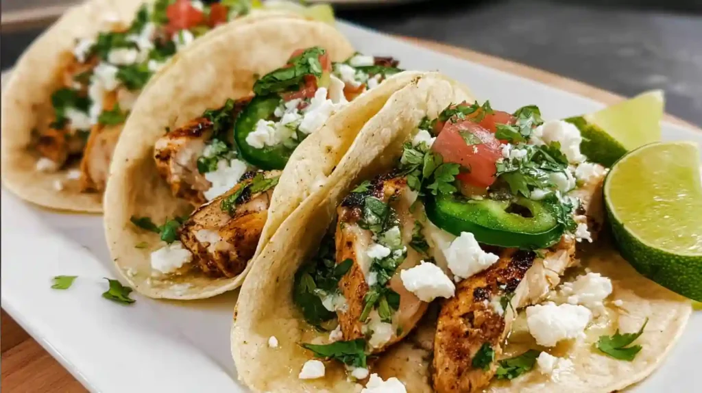 Cilantro Lime Chicken Tacos Recipe