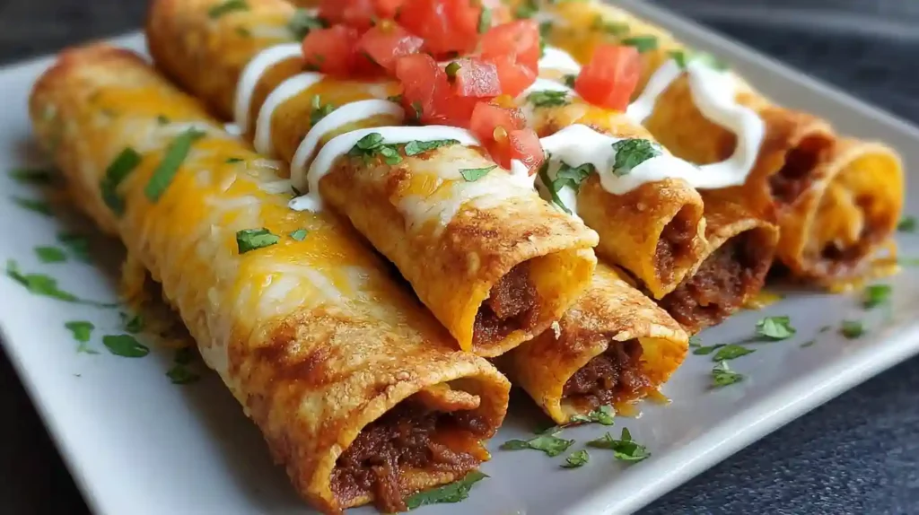 Crispy Beef Taquitos Recipe