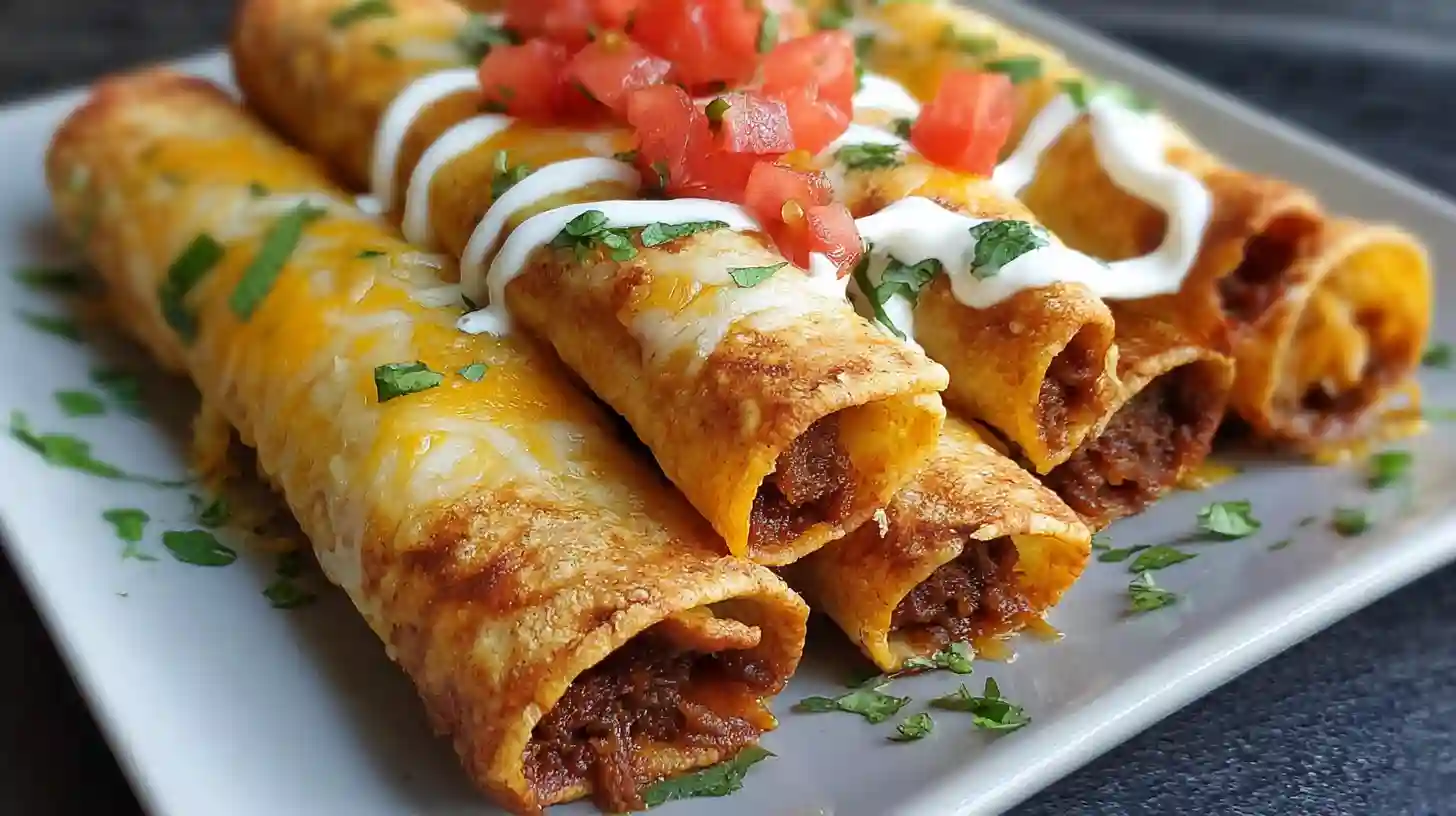 Crispy Beef Taquitos Recipe