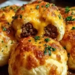 Garlic Parmesan Cheeseburger Bombs Recipe
