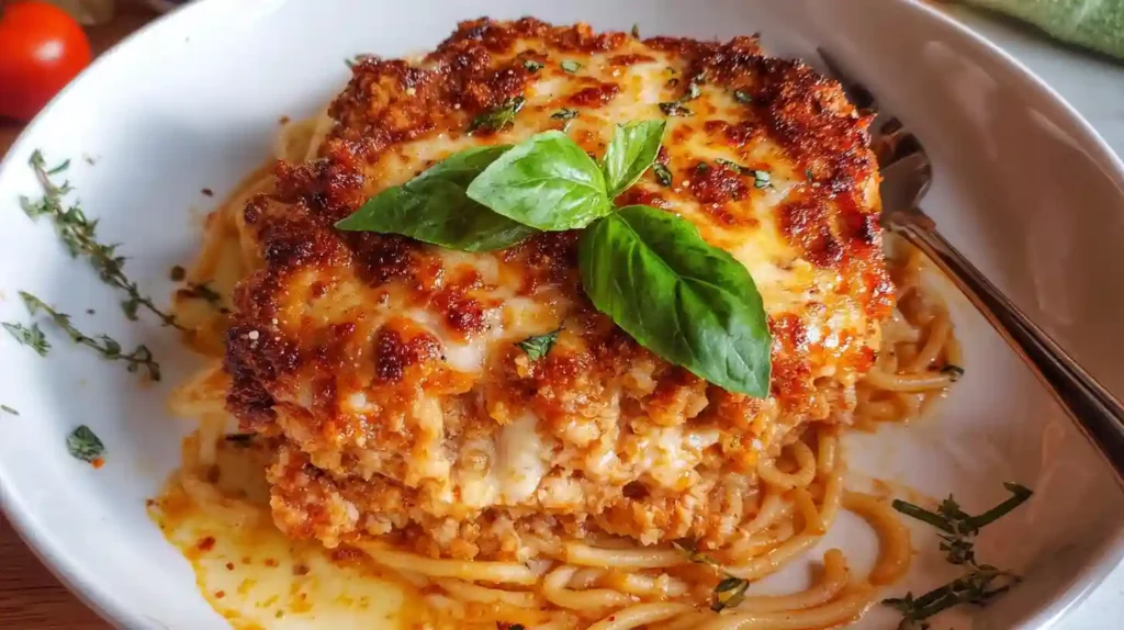 Ground Chicken Parmesan Recipe
