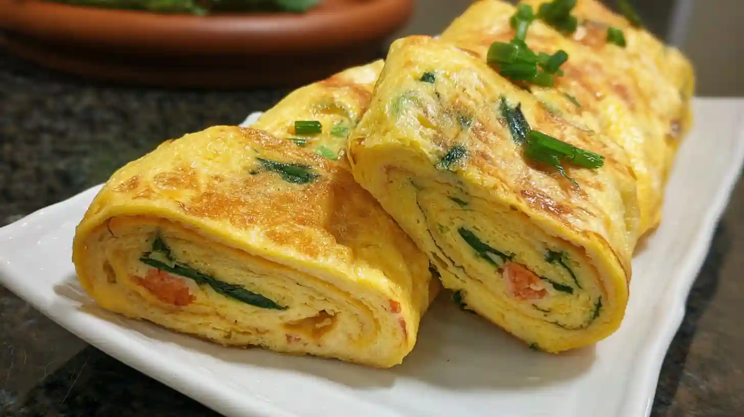 Gyeran Mari (Korean Rolled Omelette) Recipe