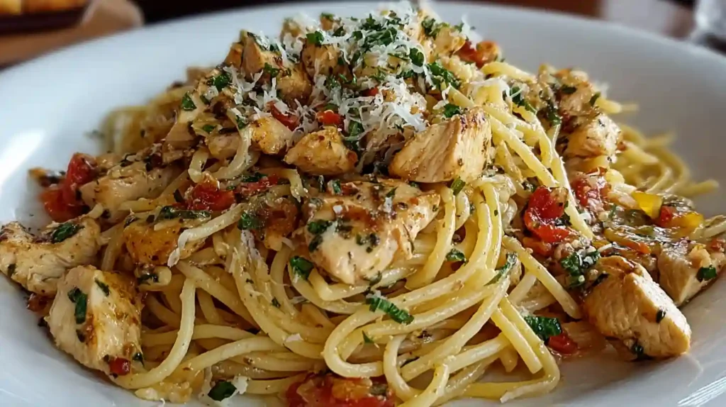 Monterey Chicken Spaghetti