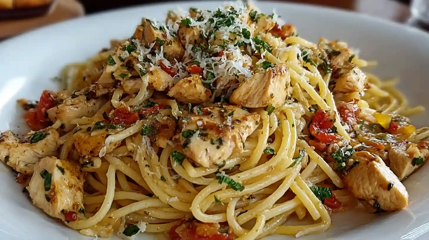 Monterey Chicken Spaghetti