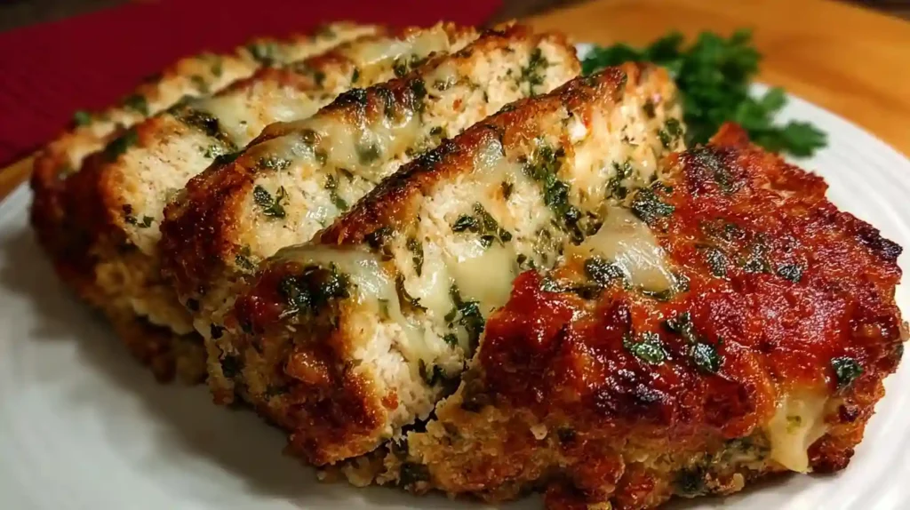 Easy Parmesan Chicken Meatloaf Recipe