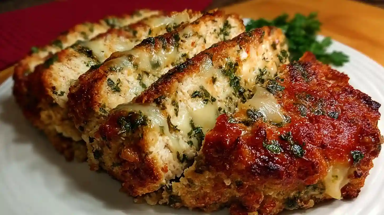 Easy Parmesan Chicken Meatloaf Recipe