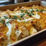 Chicken Enchiladas with Dreamy White Sauce