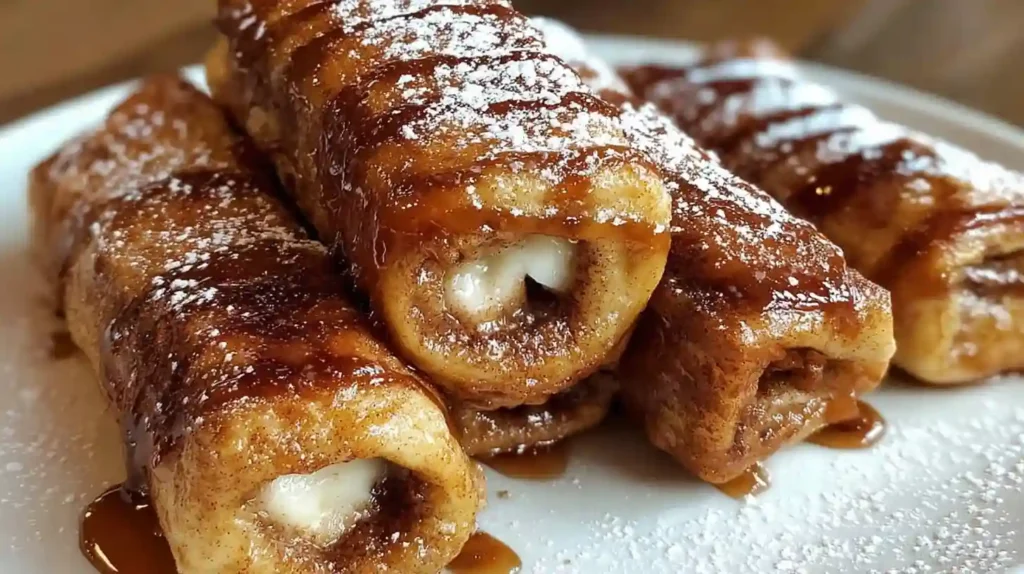 Cinnamon Roll French Toast Roll-Ups