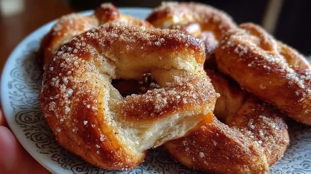 Cinnamon Sugar Soft Pretzels