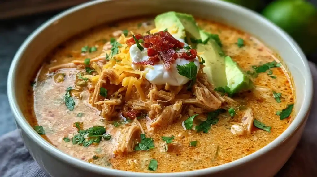 Creamy Chicken Enchilada Soup