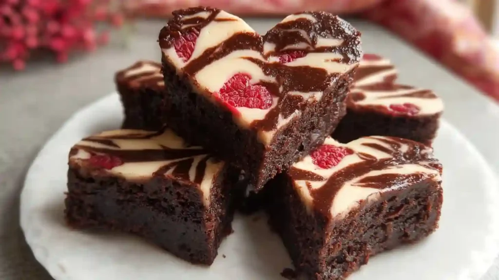 Heart Shaped Brownies