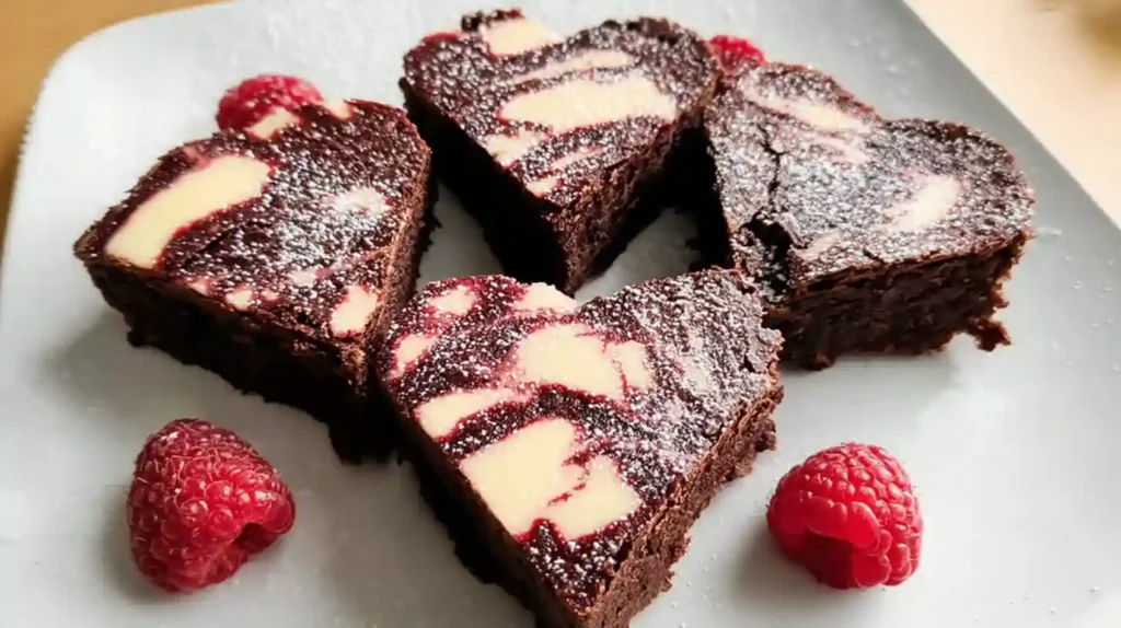 Heart Shaped Brownies
