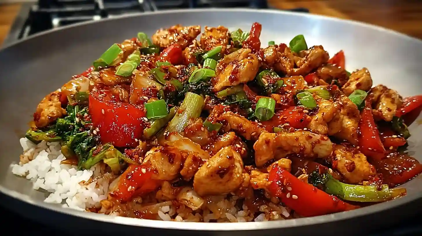 Korean Spicy Chicken Stir Fry