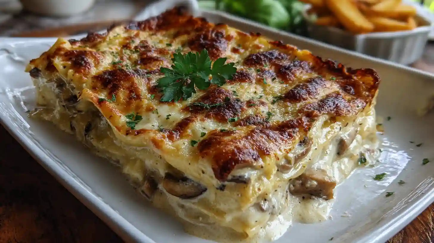 Mushroom Lasagna – Italian Recipe