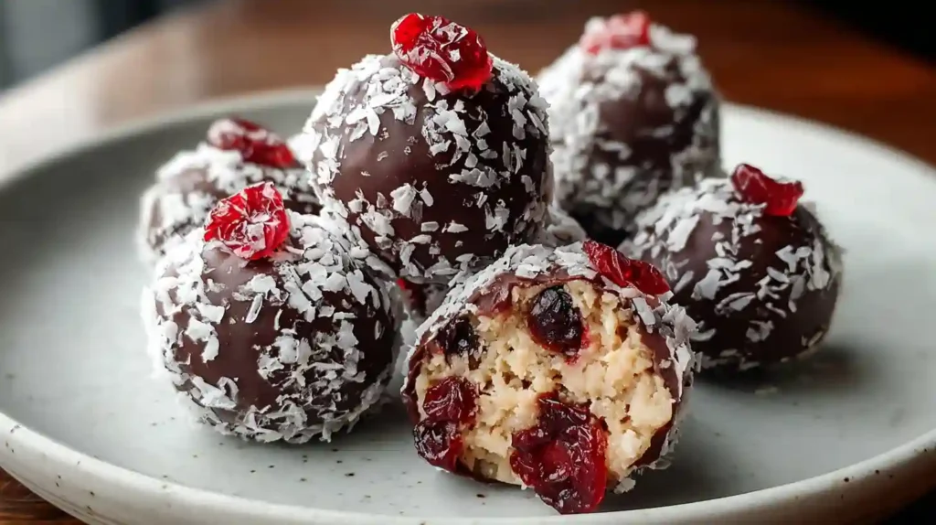 No-Bake Cherry Bourbon Balls