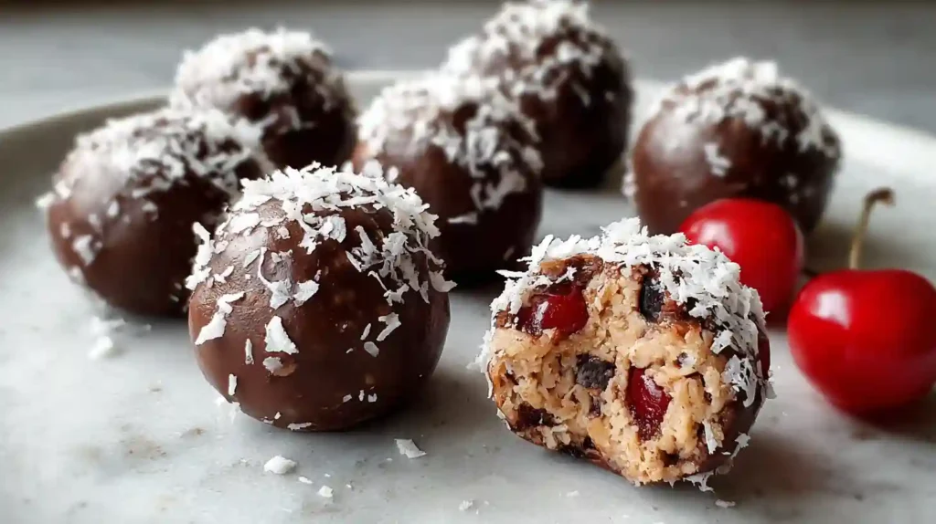 No-Bake Cherry Bourbon Balls