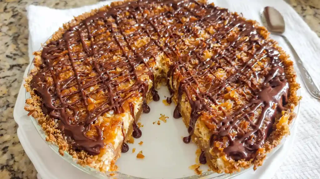 Samoas Cookie Pie