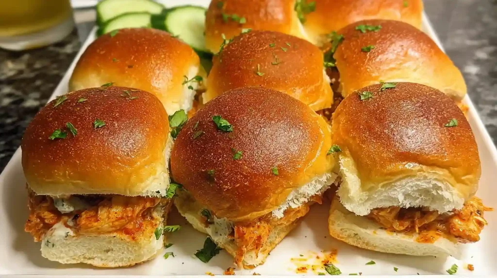 Spicy Buffalo Chicken Sliders