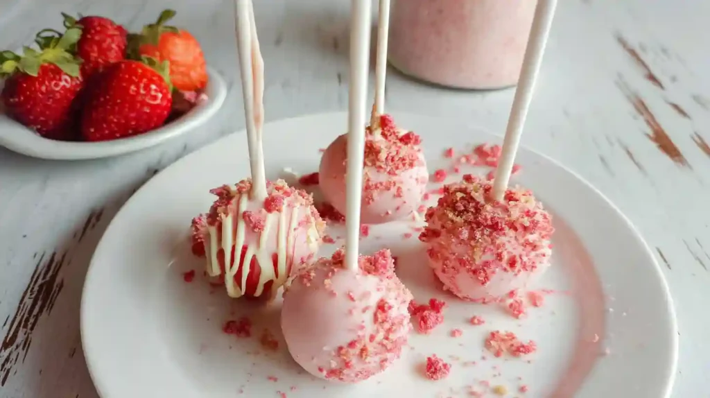 Strawberry Cake Pops