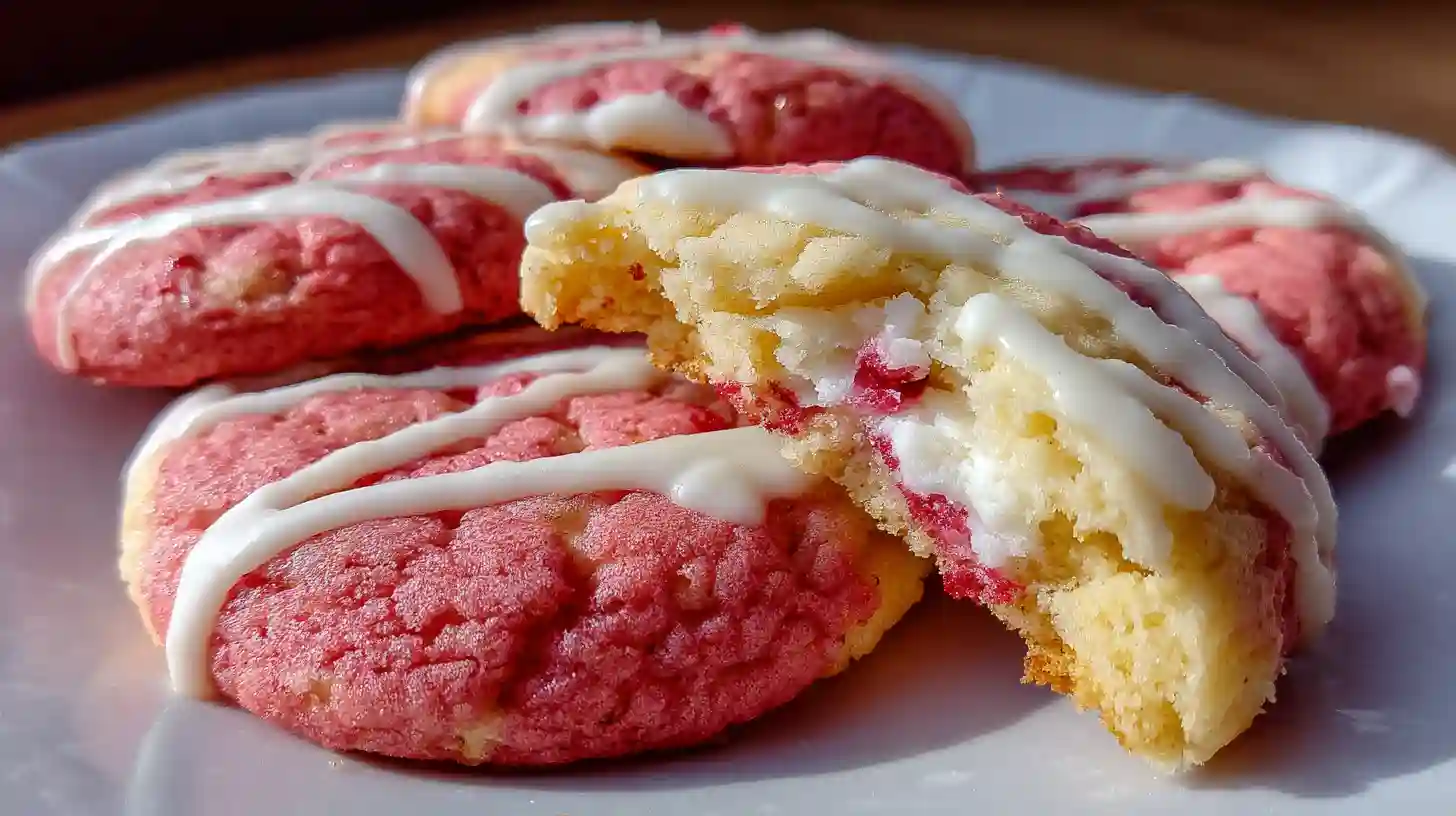 Strawberry Cheesecake Cookies