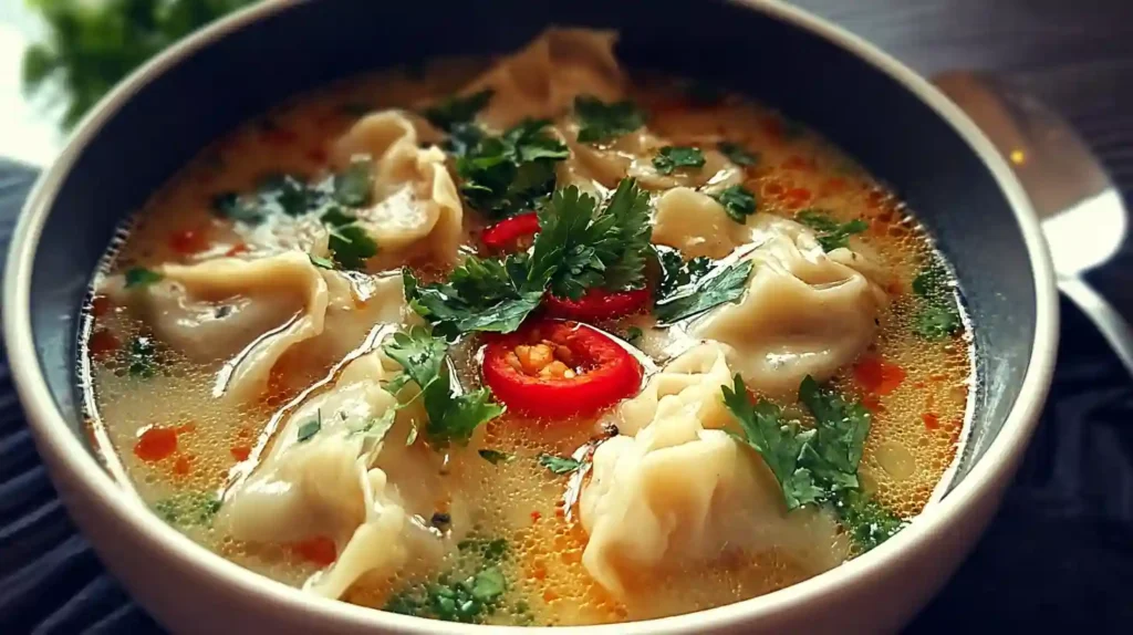 Thai Potsticker Soop Recipe