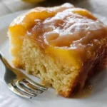 brown sugar peach cake