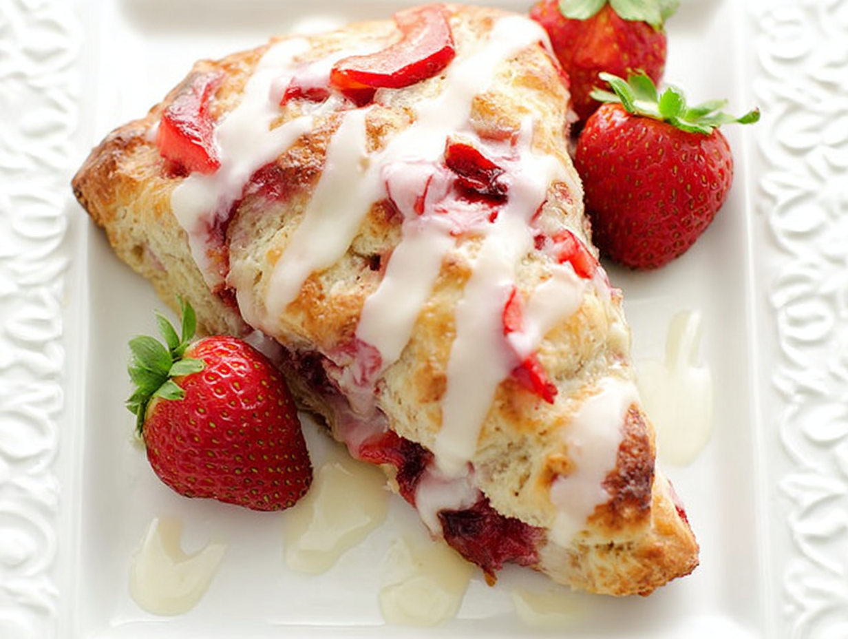Strawberries and Cream Scones