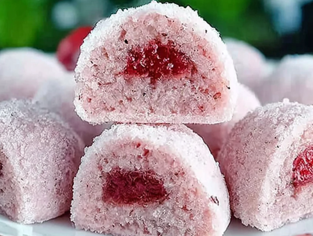 Cherry Snowball Cookies