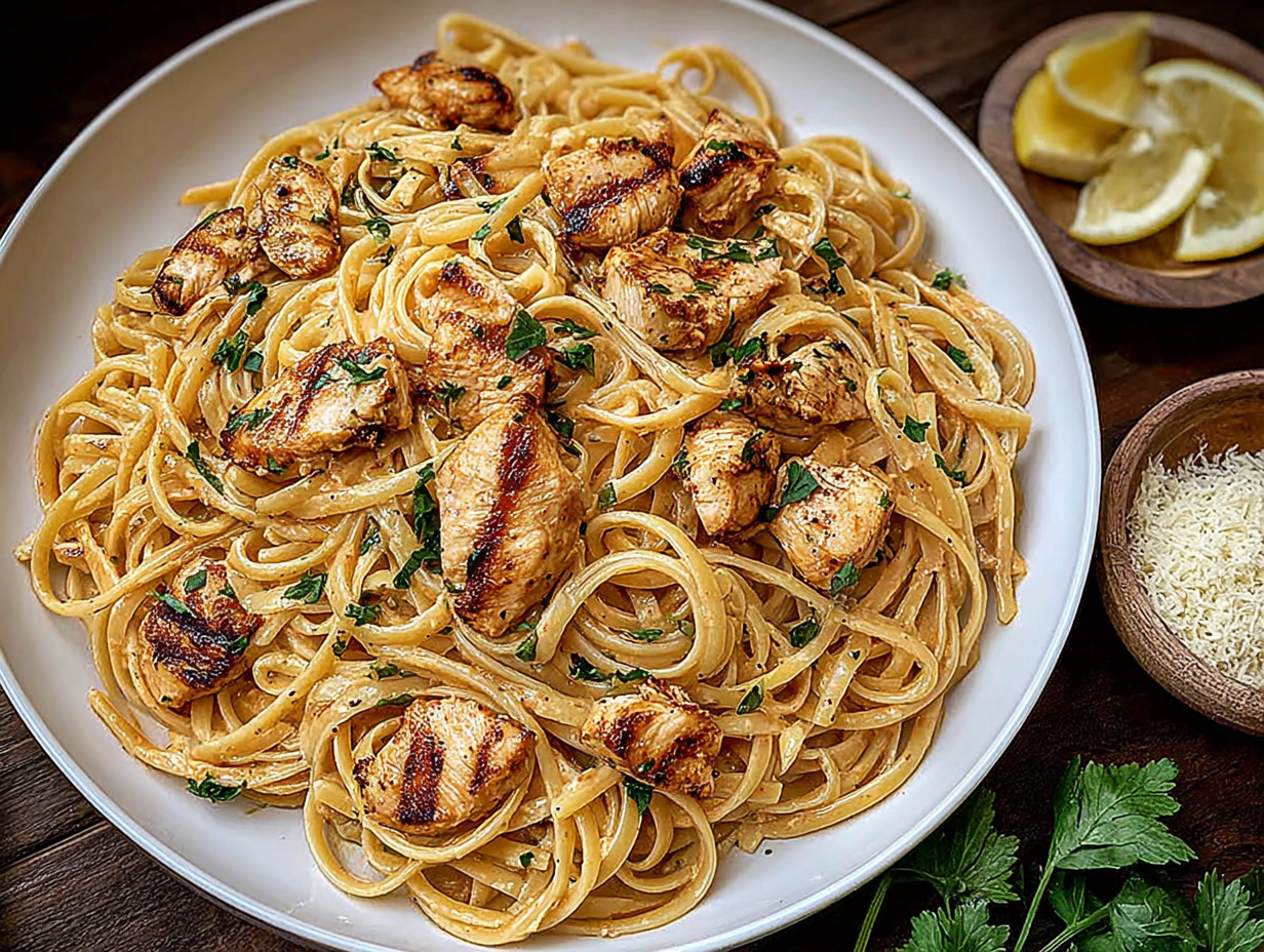 Cowboy Butter Chicken Linguine