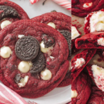 Crushed Oreo Red Velvet Cookies