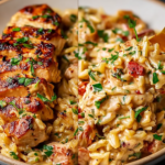 One Pot Cajun Chicken Alfredo Orzo Flavor In Every Bite