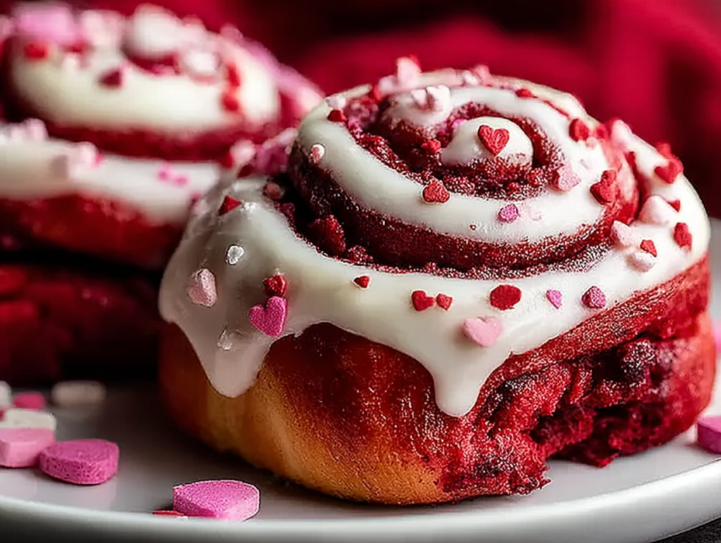 Red Velvet Cinnamon Rolls