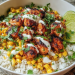Street Corn Chicken Rice Bowl Recipe